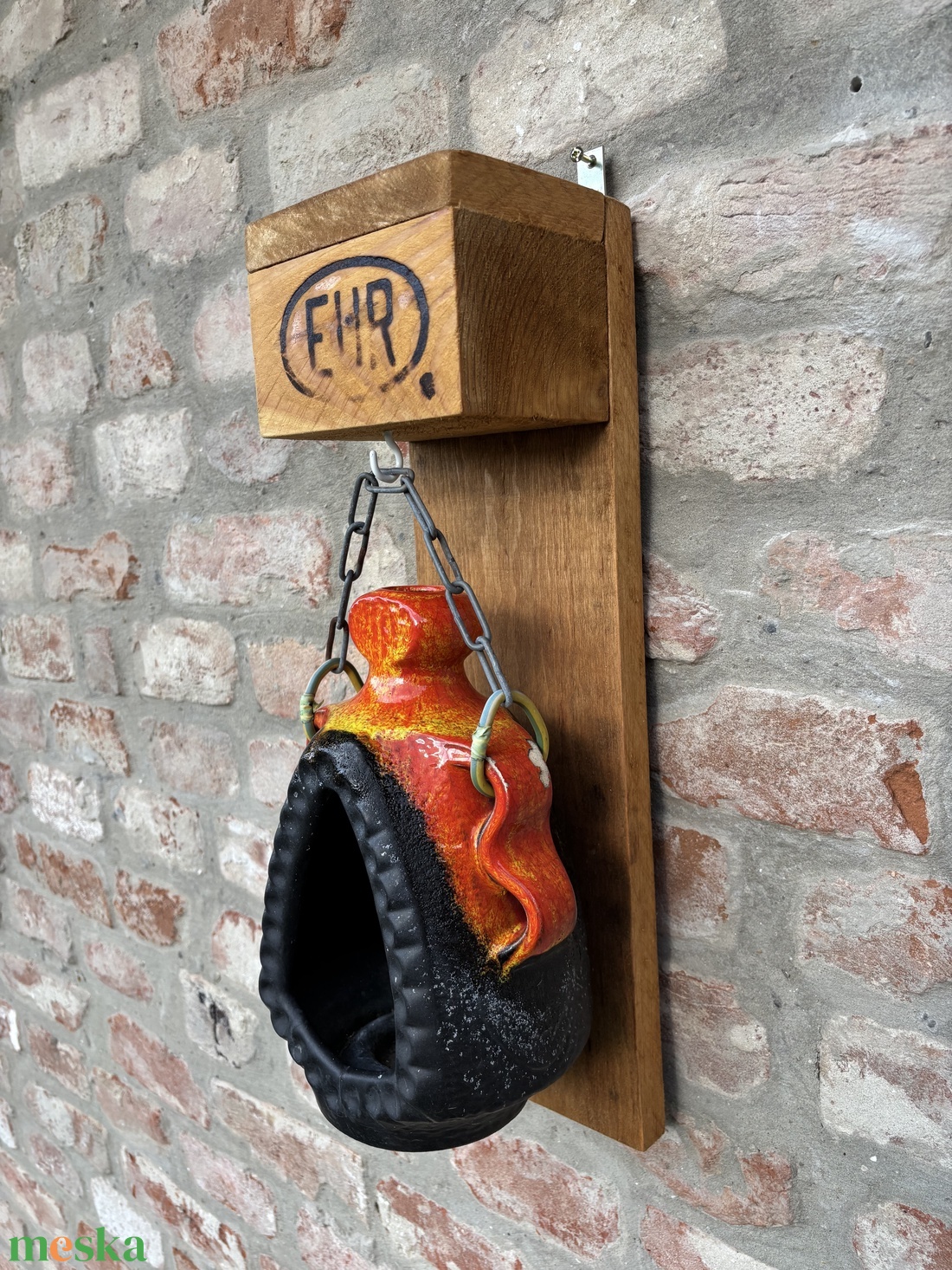 Új Handmade/Kézműves raklap fa lámpa tartó, dekoráció. - otthon & életmód - ház & kert - kerti lámpa - Meska.hu