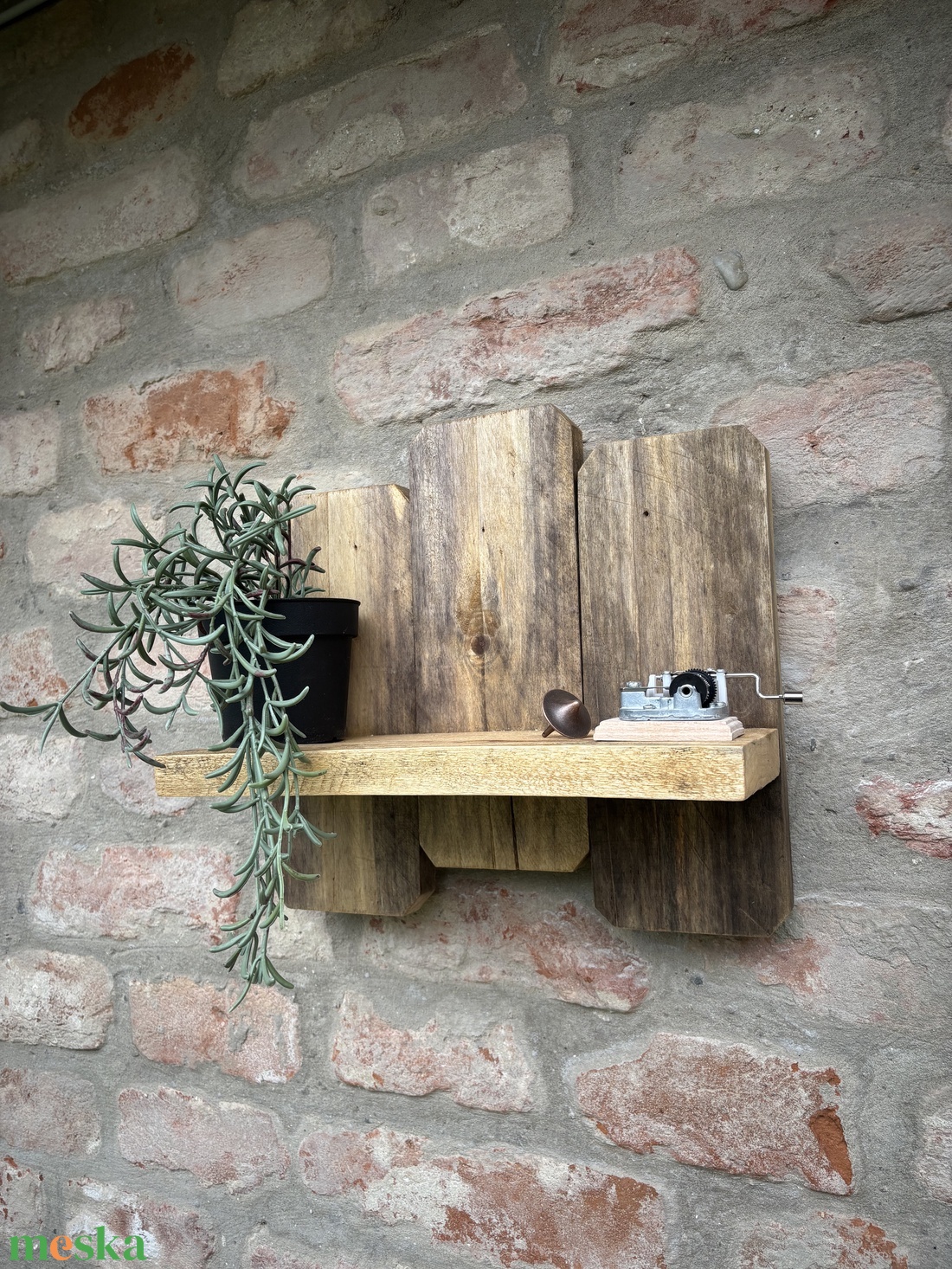 Új Handmade/Kézműves raklap fa Polc. - otthon & életmód - bútor - polc - Meska.hu