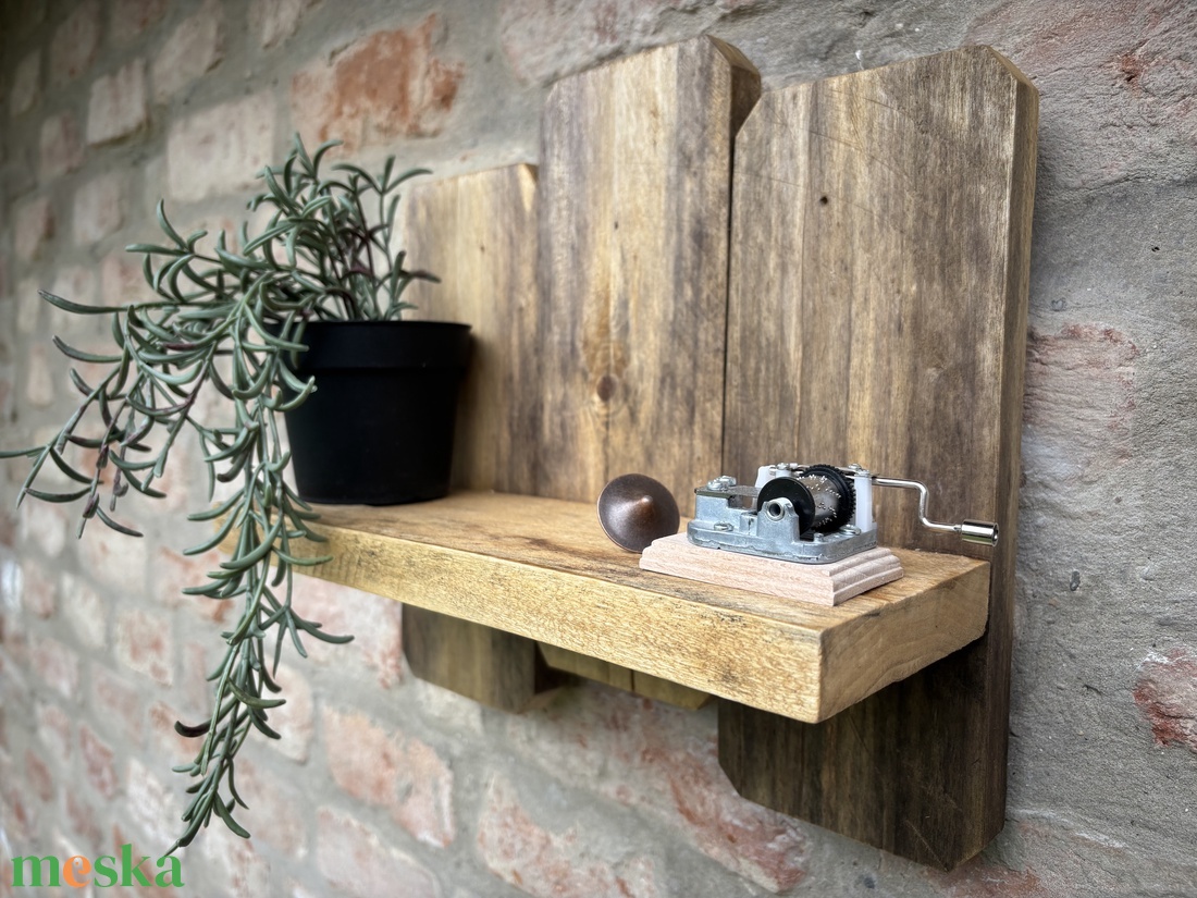 Új Handmade/Kézműves raklap fa Polc. - otthon & életmód - bútor - polc - Meska.hu