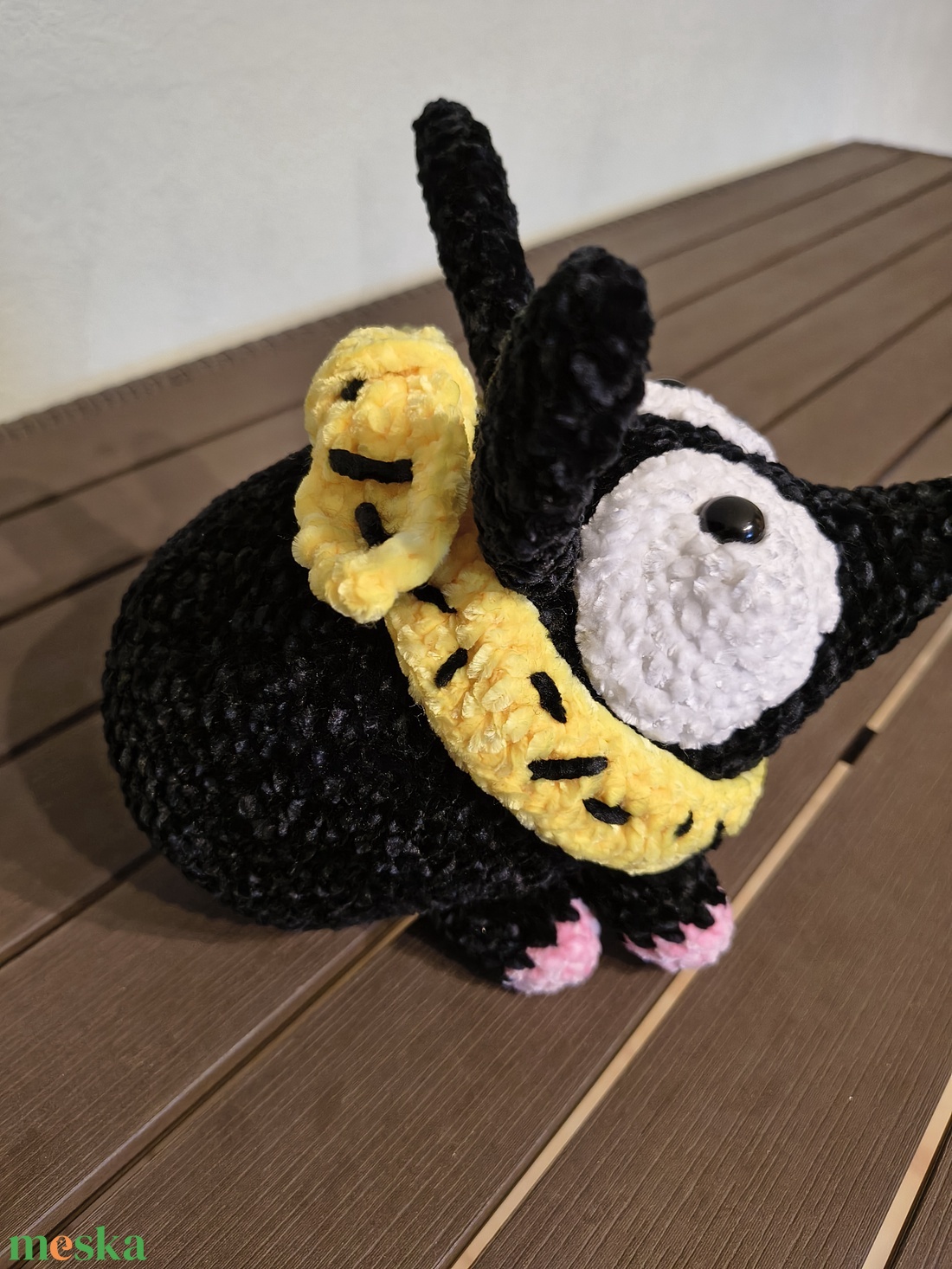 P-chan horgolt figura - játék & sport - plüssállat & játékfigura - malac - Meska.hu