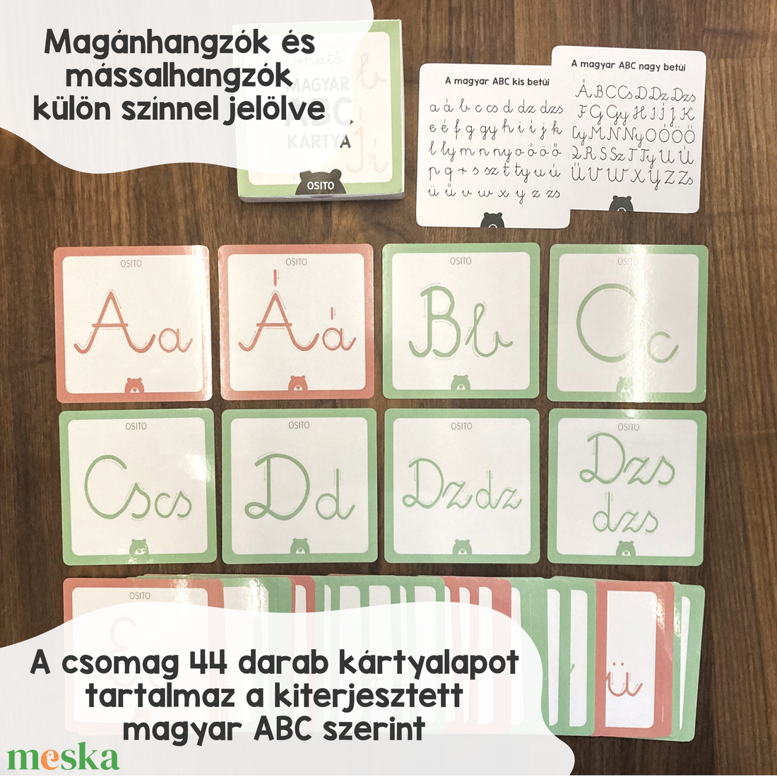 Írható magyar ABC kártyacsomag - játék & sport - készségfejlesztő és logikai játék - oktató játékok - Meska.hu Írható magyar ABC kártyacsomag - játék & sport - készségfejlesztő és logikai játék - oktató játékok - Meska.hu