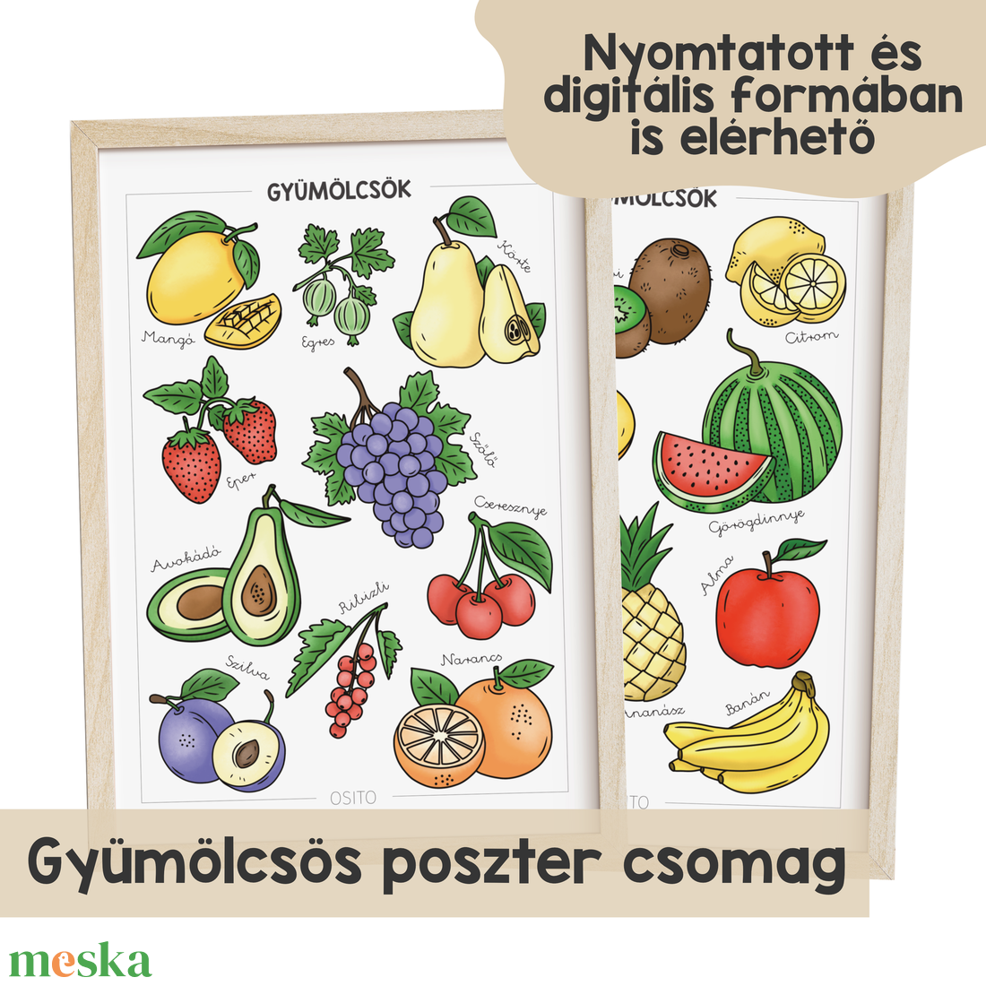 Gyümölcsös poszter csomag (2 db A4 poszter) - otthon & életmód - dekoráció - kép & falikép - poszter - Meska.hu Gyümölcsös poszter csomag (2 db A4 poszter) - otthon & életmód - dekoráció - kép & falikép - poszter - Meska.hu