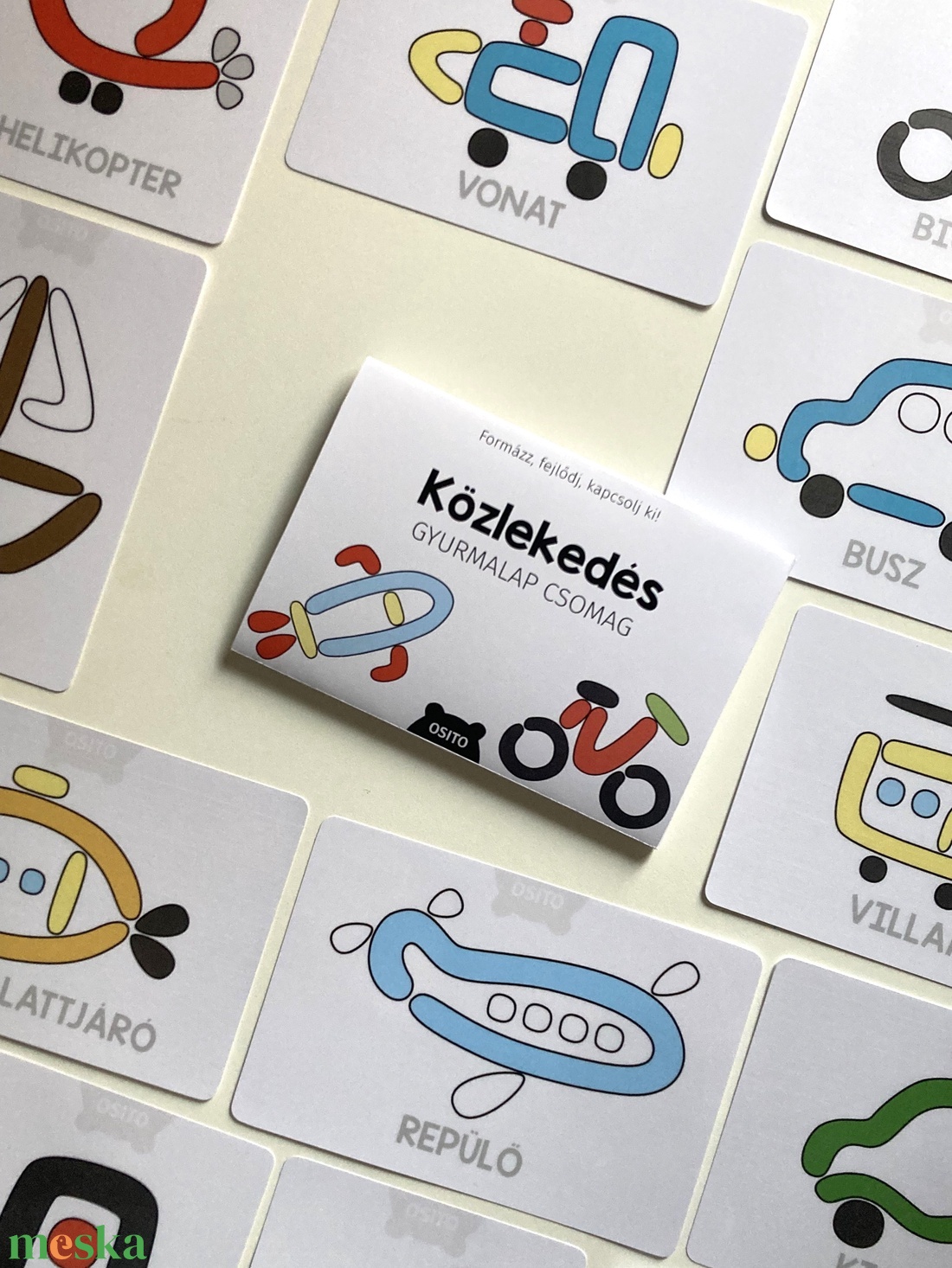 Gyurmalap csomagok - válassz a legördülő menüből - játék & sport - készségfejlesztő és logikai játék - oktató játékok - Meska.hu