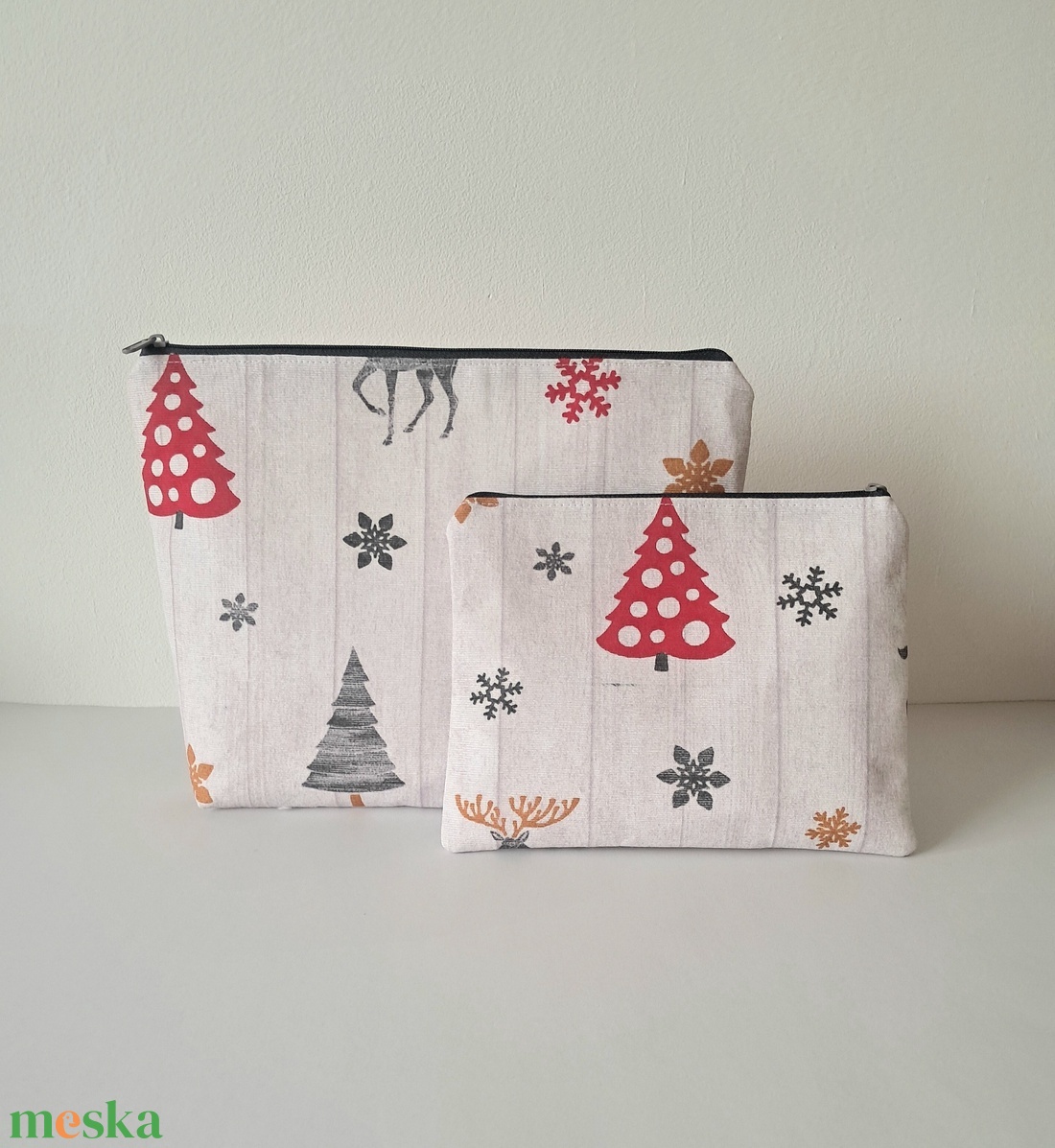 Nagyméretű karácsonyi neszesszer - táska & tok - neszesszer - Meska.hu