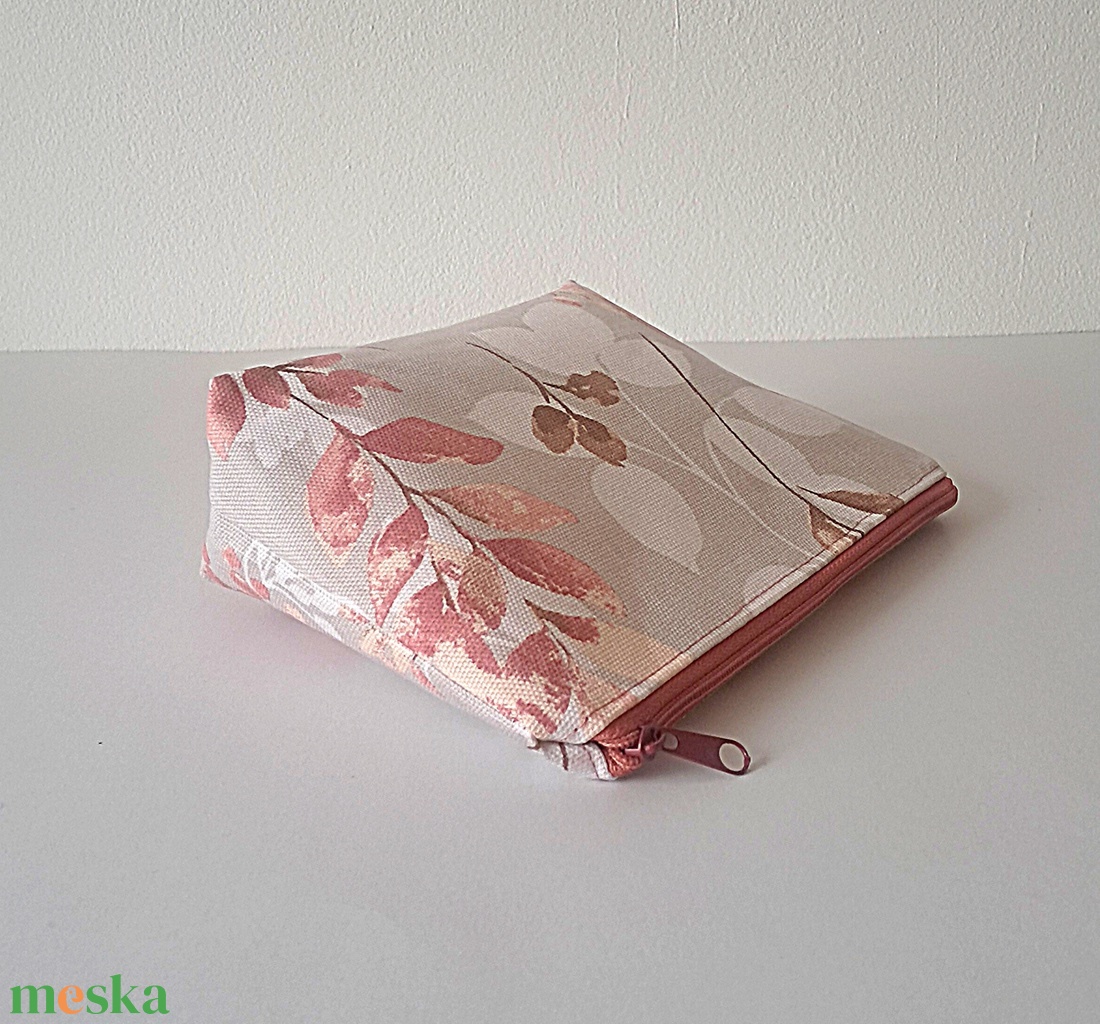 Közepes méretű neszesszer-őszi mintával - táska & tok - neszesszer - Meska.hu