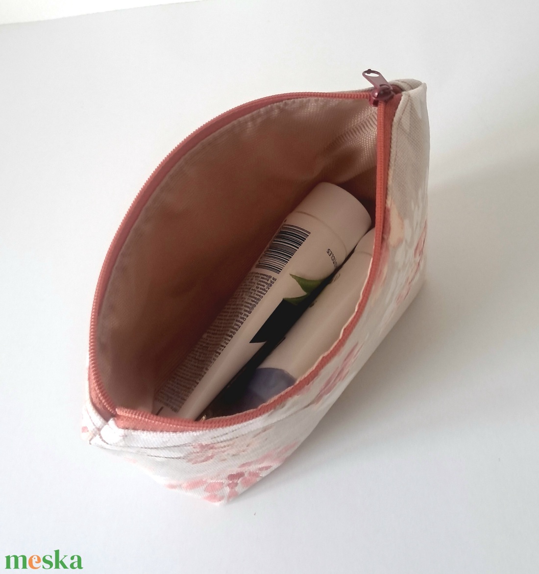 Közepes méretű neszesszer-őszi mintával - táska & tok - neszesszer - Meska.hu