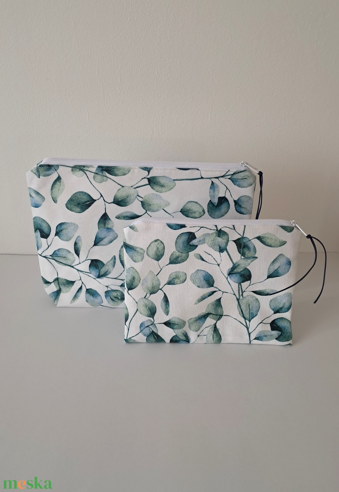 Levélmintás nagyméretű neszesszer - táska & tok - neszesszer - Meska.hu