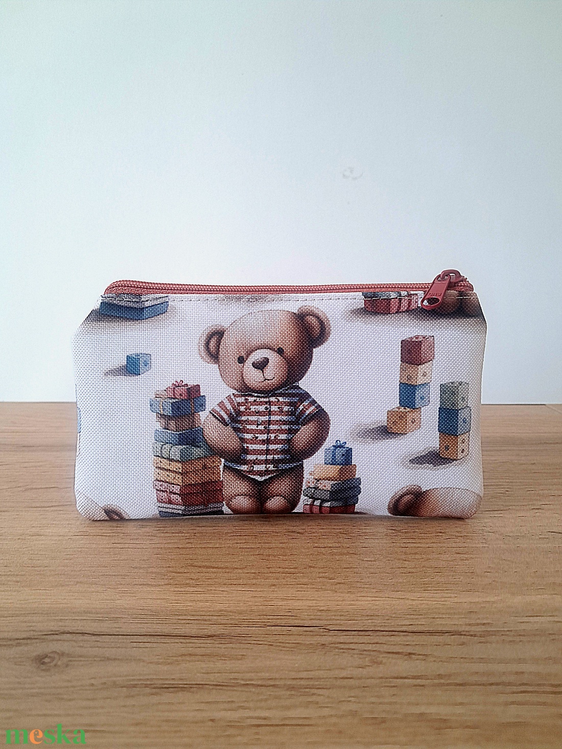Kisméretű mackós neszesszer - táska & tok - neszesszer - Meska.hu