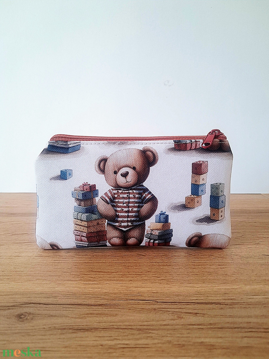 Kisméretű mackós neszesszer - táska & tok - neszesszer - Meska.hu