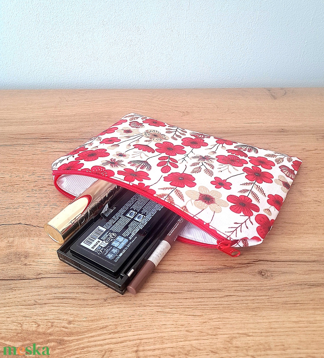 Virágmintás női neszesszer - táska & tok - neszesszer - Meska.hu