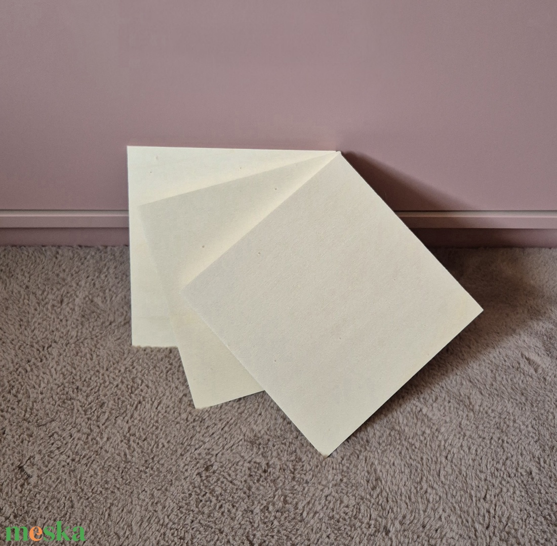 Nyárfa Rétegelt Lemez (3db) - 200x200x6mm - kellékek & szerszámok - hobby fa alapanyag - rétegelt lemez, fa alap - Meska.hu