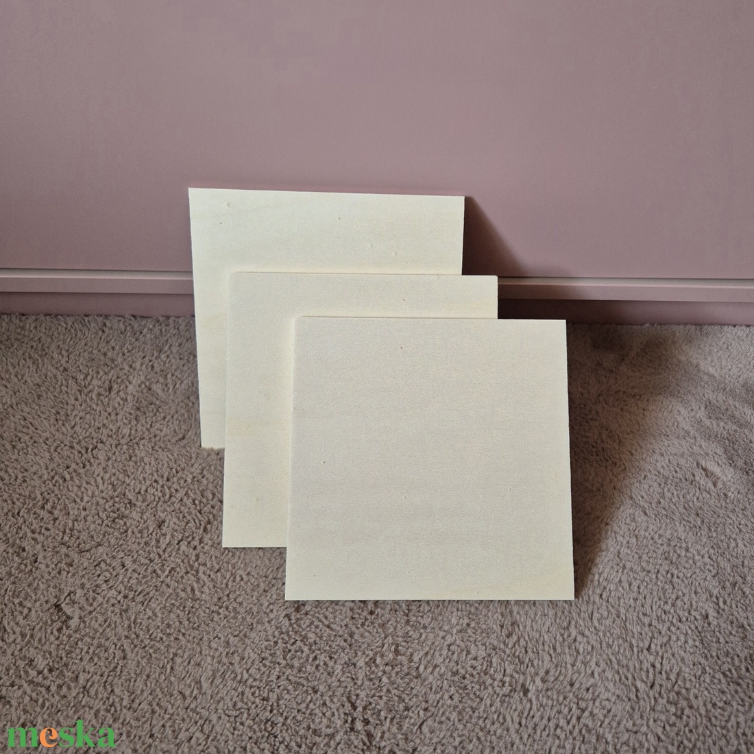 Nyárfa Rétegelt Lemez (3db) - 200x200x6mm - kellékek & szerszámok - hobby fa alapanyag - rétegelt lemez, fa alap - Meska.hu