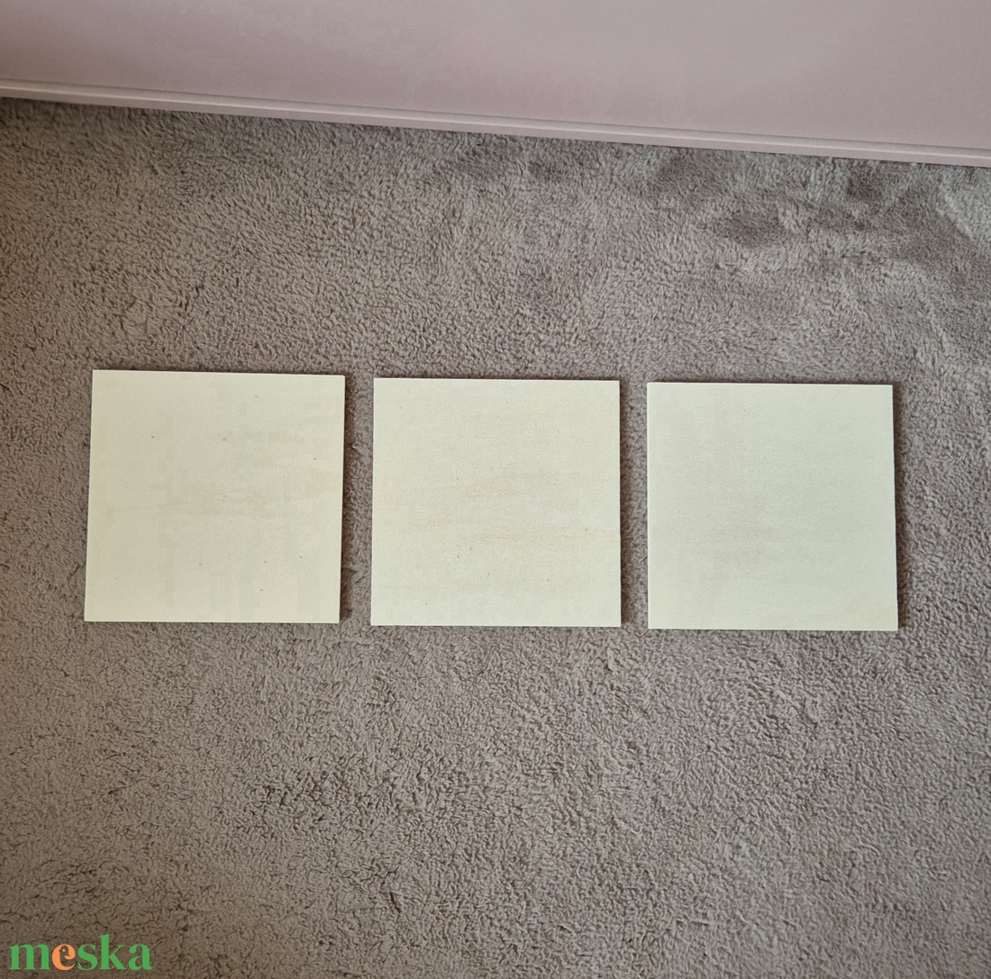 Nyárfa Rétegelt Lemez (3db) - 200x200x6mm - kellékek & szerszámok - hobby fa alapanyag - rétegelt lemez, fa alap - Meska.hu