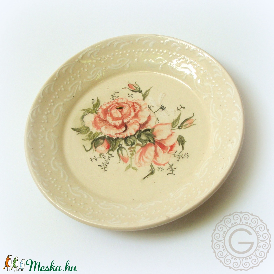 Vintage tányér -  - Meska.hu
