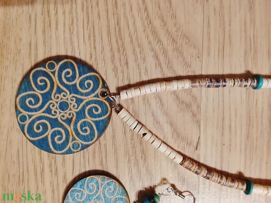 Mandala mintás nyaklánc és fülbevaló  - esküvő - ékszer - ékszerszett - Meska.hu Mandala mintás nyaklánc és fülbevaló  - esküvő - ékszer - ékszerszett - Meska.hu
