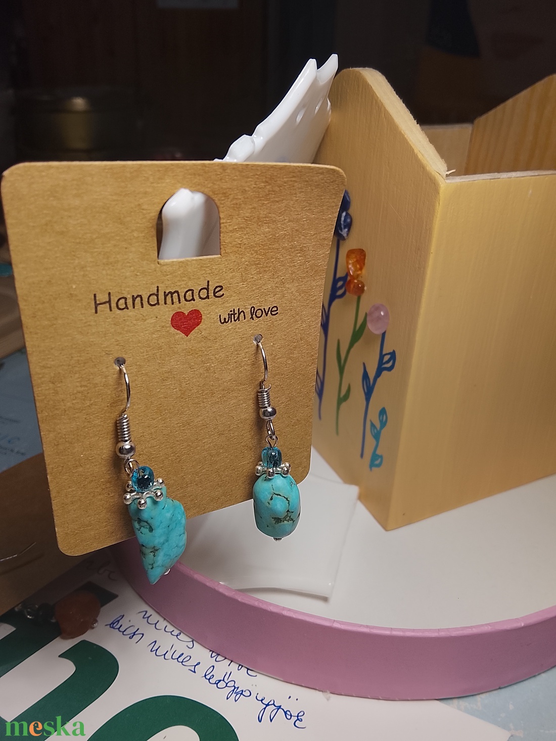 Fülbevaló  - ékszer - fülbevaló - lógó fülbevaló - Meska.hu