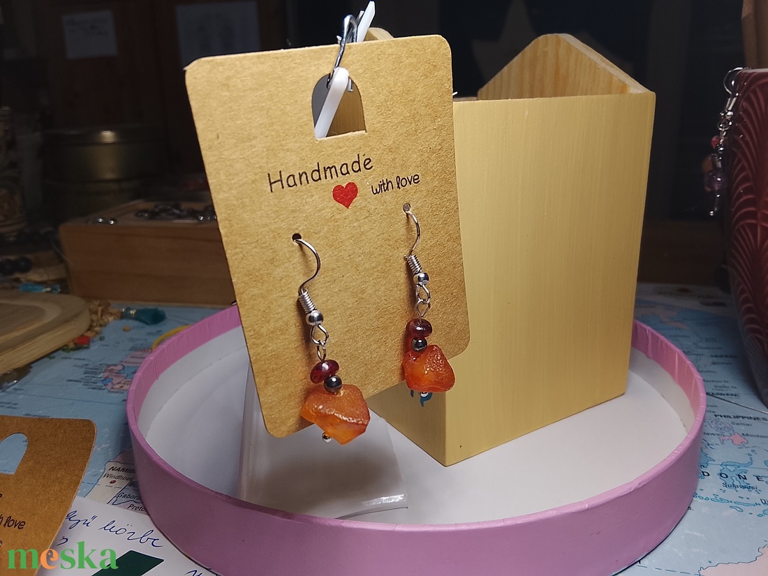 Fülbevaló  - ékszer - fülbevaló - lógó fülbevaló - Meska.hu