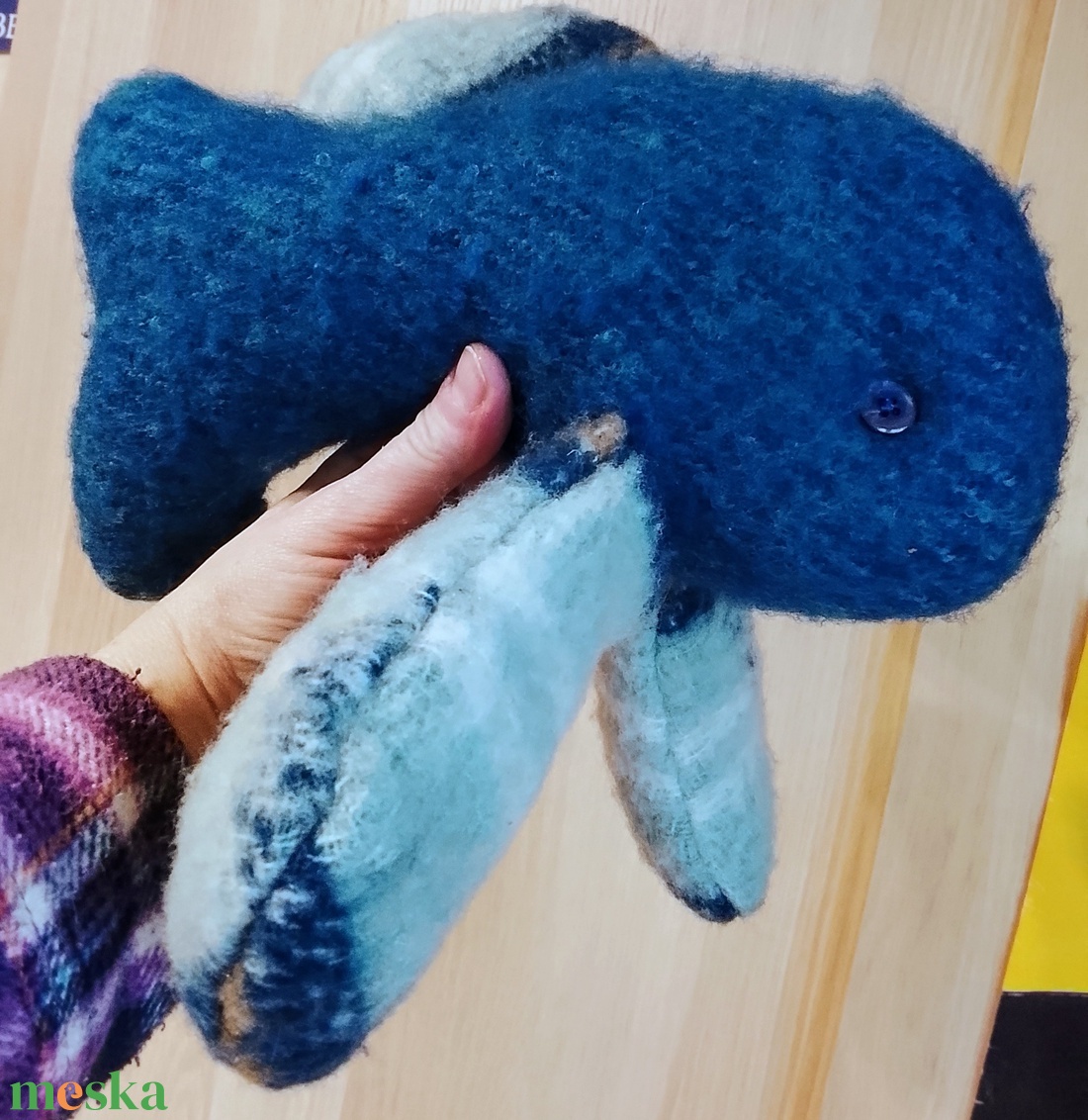 Varrott puha játék hal újrahasznosított anyagból  - játék & sport - plüssállat & játékfigura - hal - Meska.hu