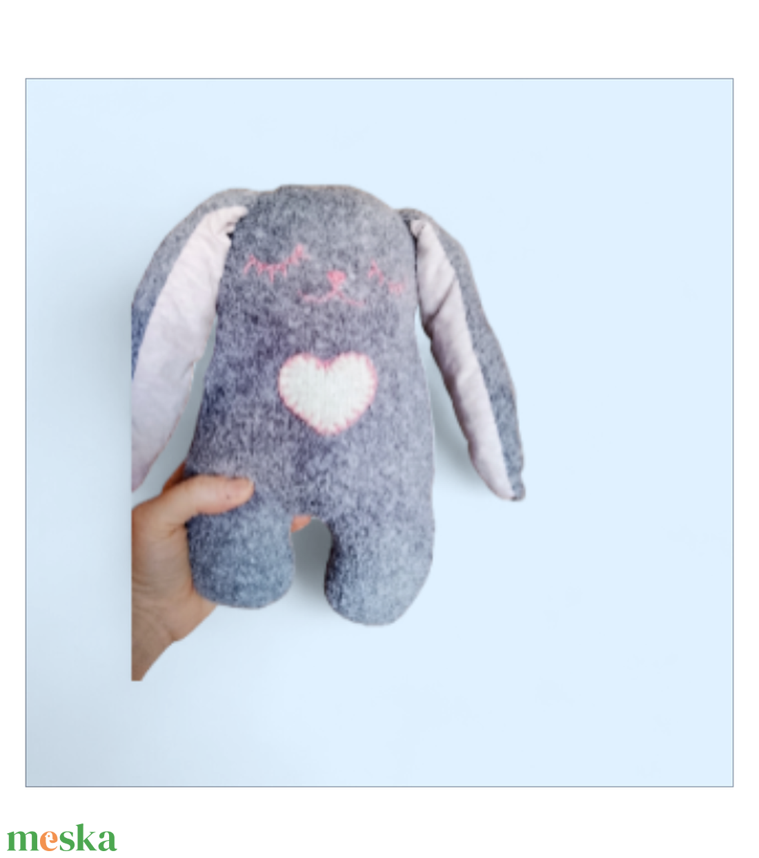 Varrott puha nyuszi textilfigura - játék & sport - plüssállat & játékfigura - hal - Meska.hu