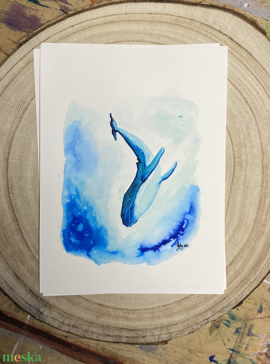 Tengeri kollekció - művészet - festmény - festmény vegyes technika - Meska.hu