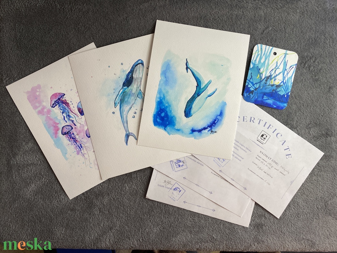 Tengeri kollekció - művészet - festmény - festmény vegyes technika - Meska.hu