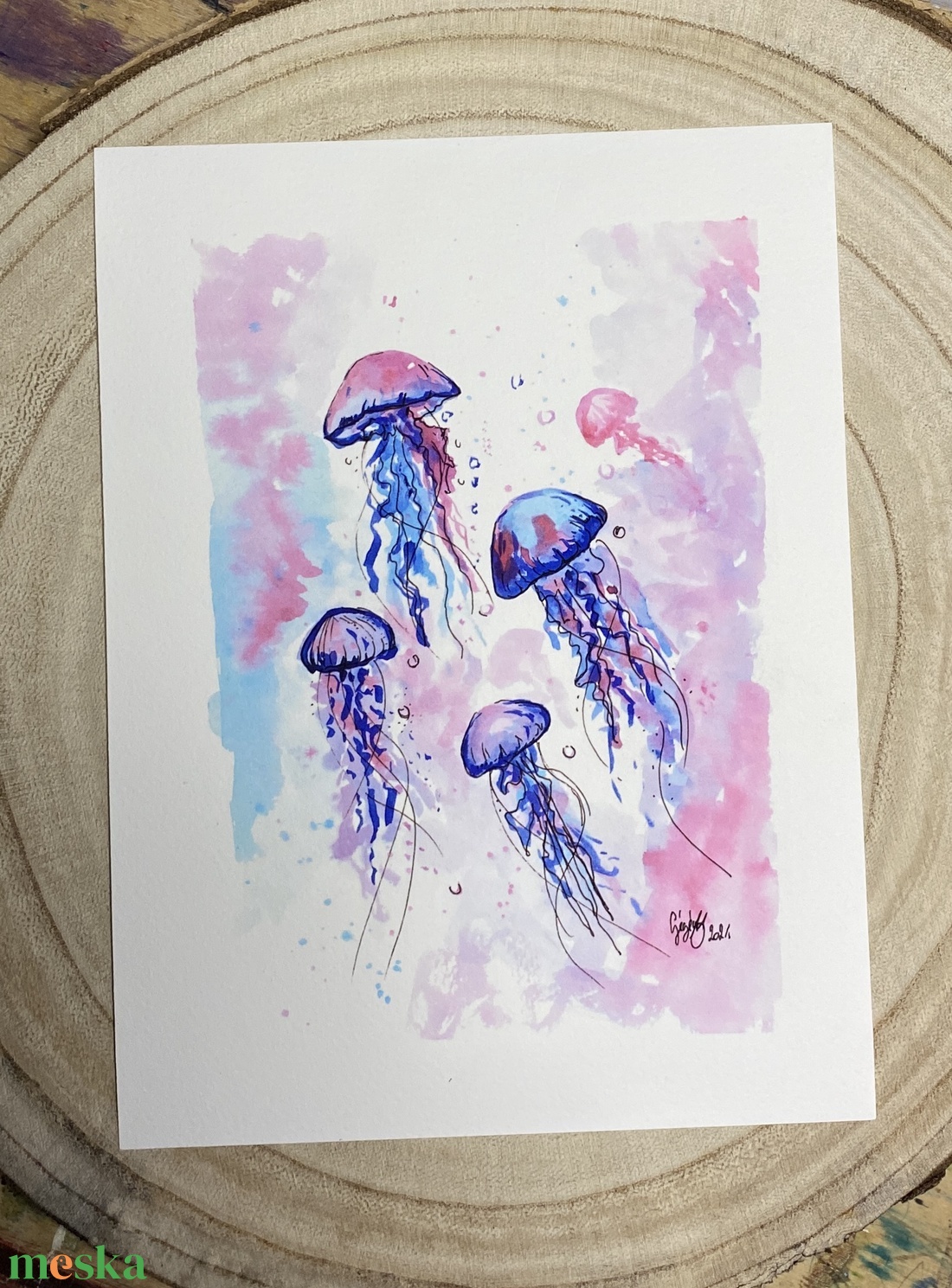 Tengeri kollekció - művészet - festmény - festmény vegyes technika - Meska.hu