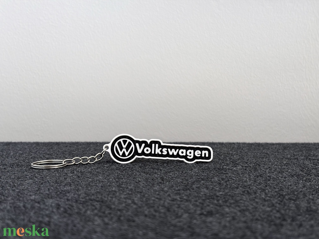 VW fehértokos kulcstartó - táska & tok - kulcstartó & táskadísz - kulcstartó - Meska.hu
