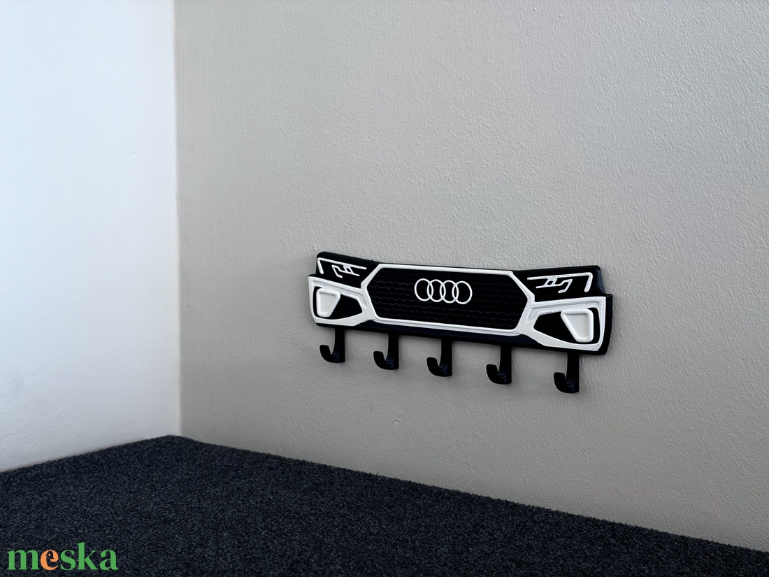 AUDI fali tartó - otthon & életmód - dekoráció - fali és függő dekoráció - fali kulcstartó - Meska.hu
