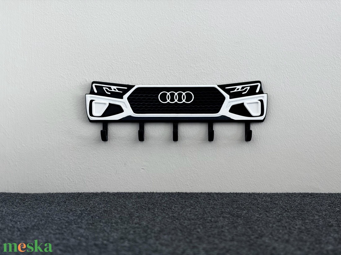 AUDI fali tartó - otthon & életmód - dekoráció - fali és függő dekoráció - fali kulcstartó - Meska.hu