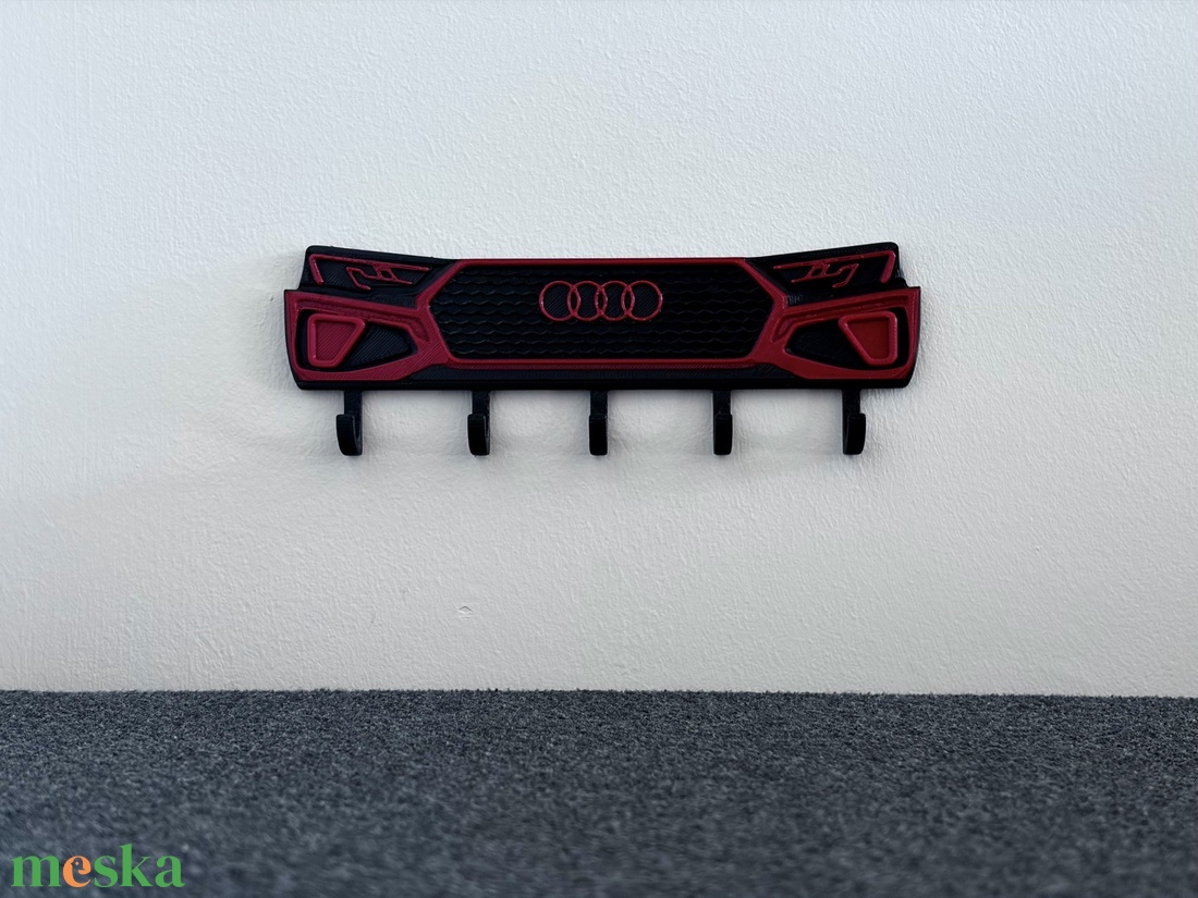 AUDI fali tartó - otthon & életmód - dekoráció - fali és függő dekoráció - fali kulcstartó - Meska.hu