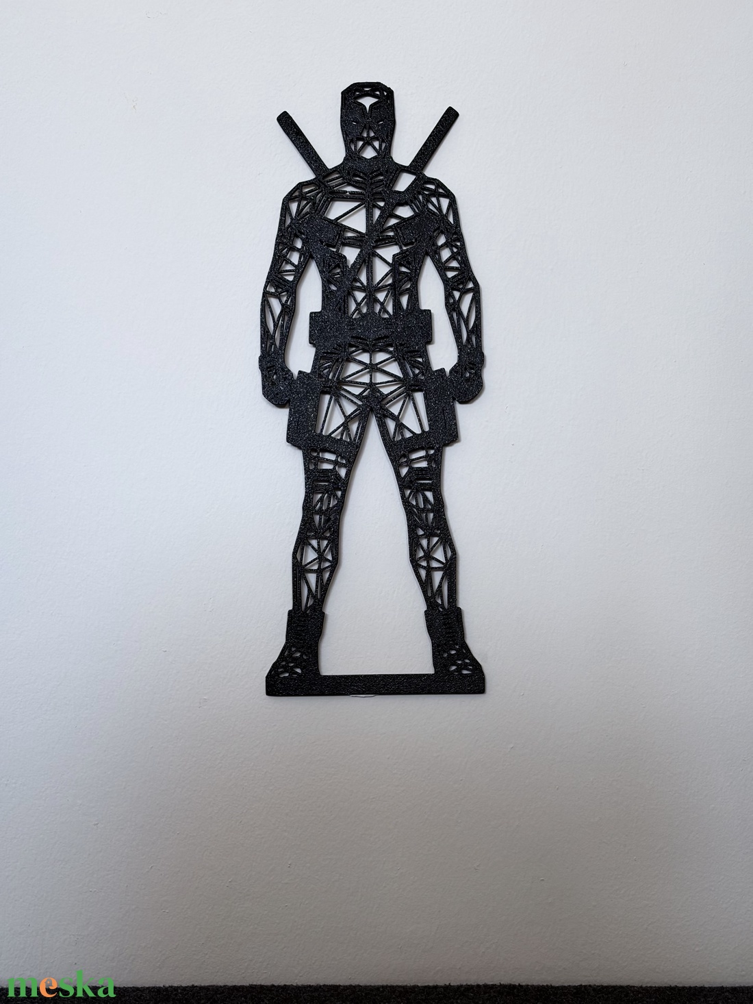 Geometrikus Deadpool Fali Dekoráció � A Merc with a Mouth modern köntösben - otthon & életmód - dekoráció - fali és függő dekoráció - álomfogó - Meska.hu