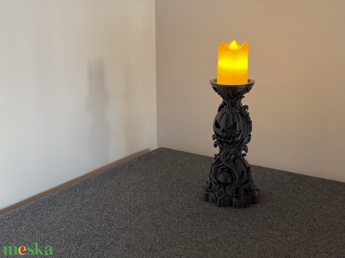 Töklámpásos LED mécsestartó / hangulatlámpa - otthon & életmód - dekoráció - halloween - halloweeni dekoráció - Meska.hu