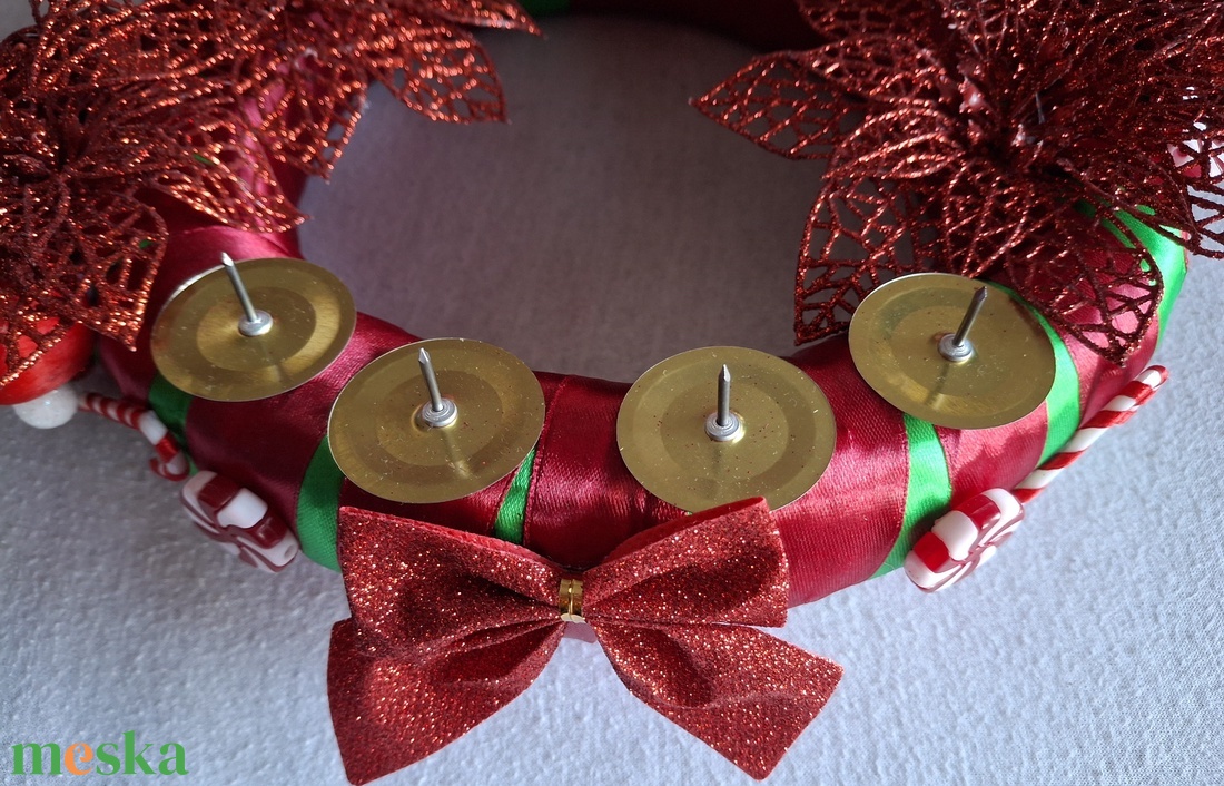 Csupa piros adventi koszorú - karácsony - adventi díszek - adventi koszorú - Meska.hu Csupa piros adventi koszorú - karácsony - adventi díszek - adventi koszorú - Meska.hu