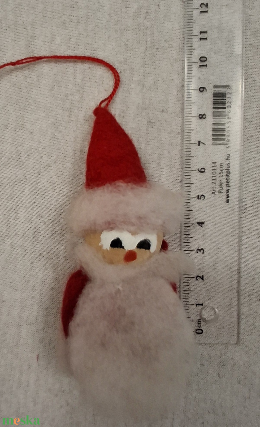 Télapó figura 1 db-os  - karácsony - karácsonyi lakásdekoráció - karácsonyfadíszek - Meska.hu