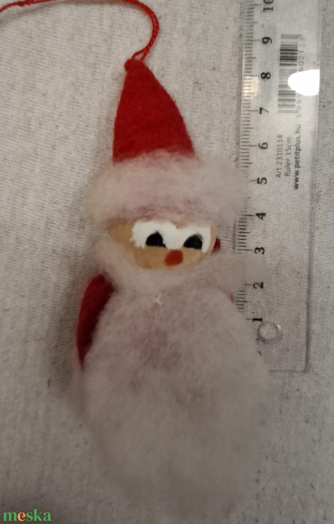 Télapó figura 5 db-os - karácsony - karácsonyi lakásdekoráció - karácsonyfadíszek - Meska.hu