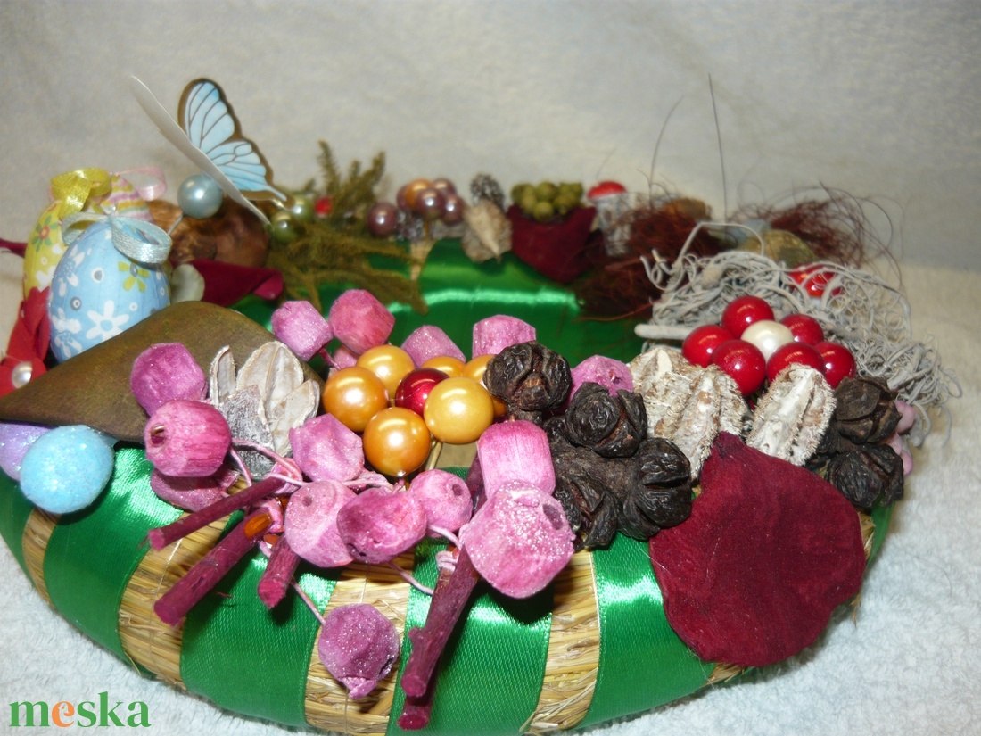 Kék pillangó tojás tánca - otthon & életmód - dekoráció - húsvéti asztaldíszek - Meska.hu