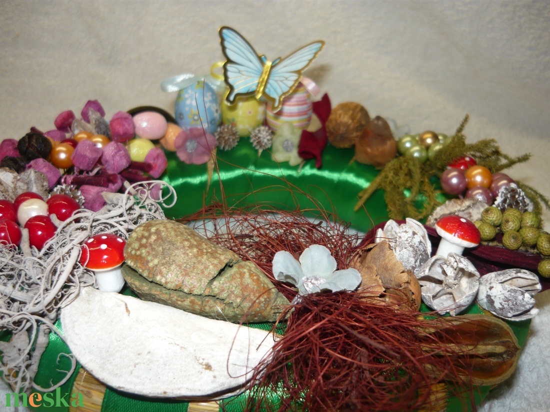 Kék pillangó tojás tánca - otthon & életmód - dekoráció - húsvéti asztaldíszek - Meska.hu