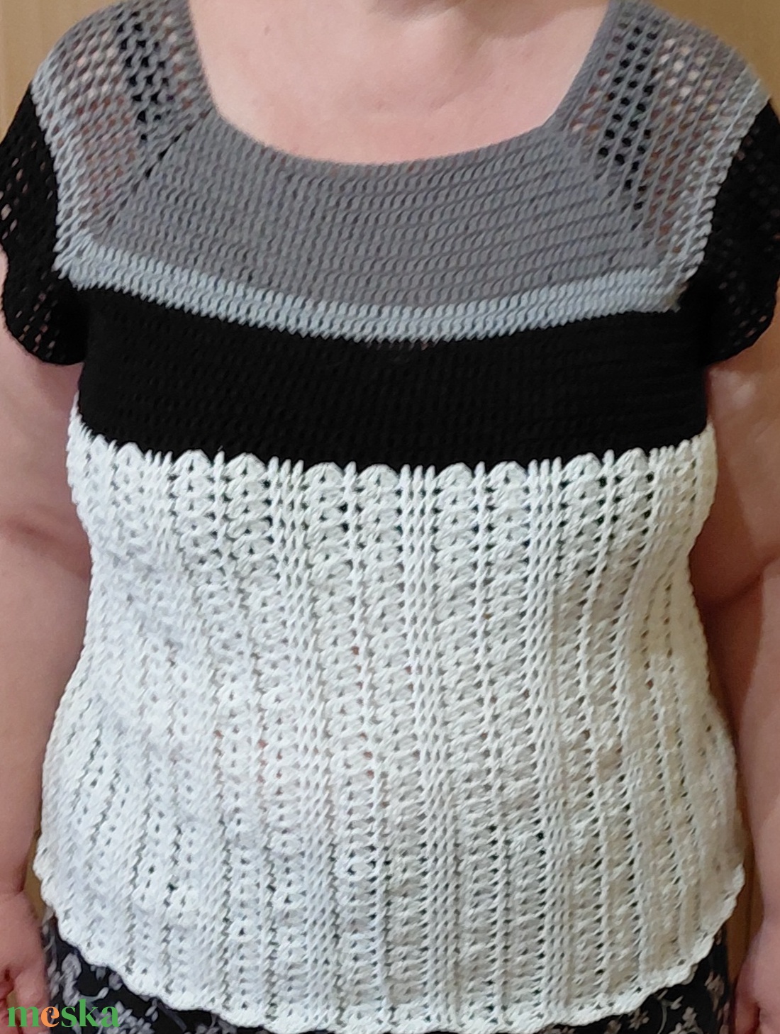 Horgolt felső - ruha & divat - női ruha - póló, felső - Meska.hu Horgolt felső - ruha & divat - női ruha - póló, felső - Meska.hu