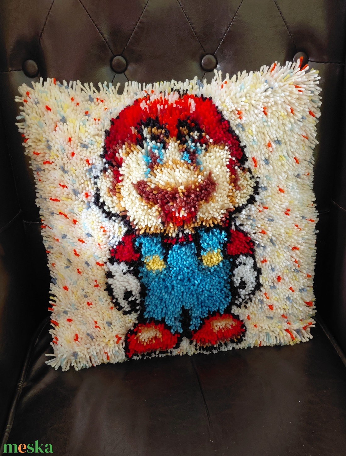 Super Mario mintás suba párnahuzat - otthon & életmód - lakástextil - párna & párnahuzat - díszpárnahuzat - Meska.hu