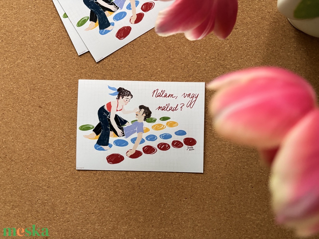 Twister - képeslap, print - művészet - grafika & illusztráció - egyéb rajzok - Meska.hu