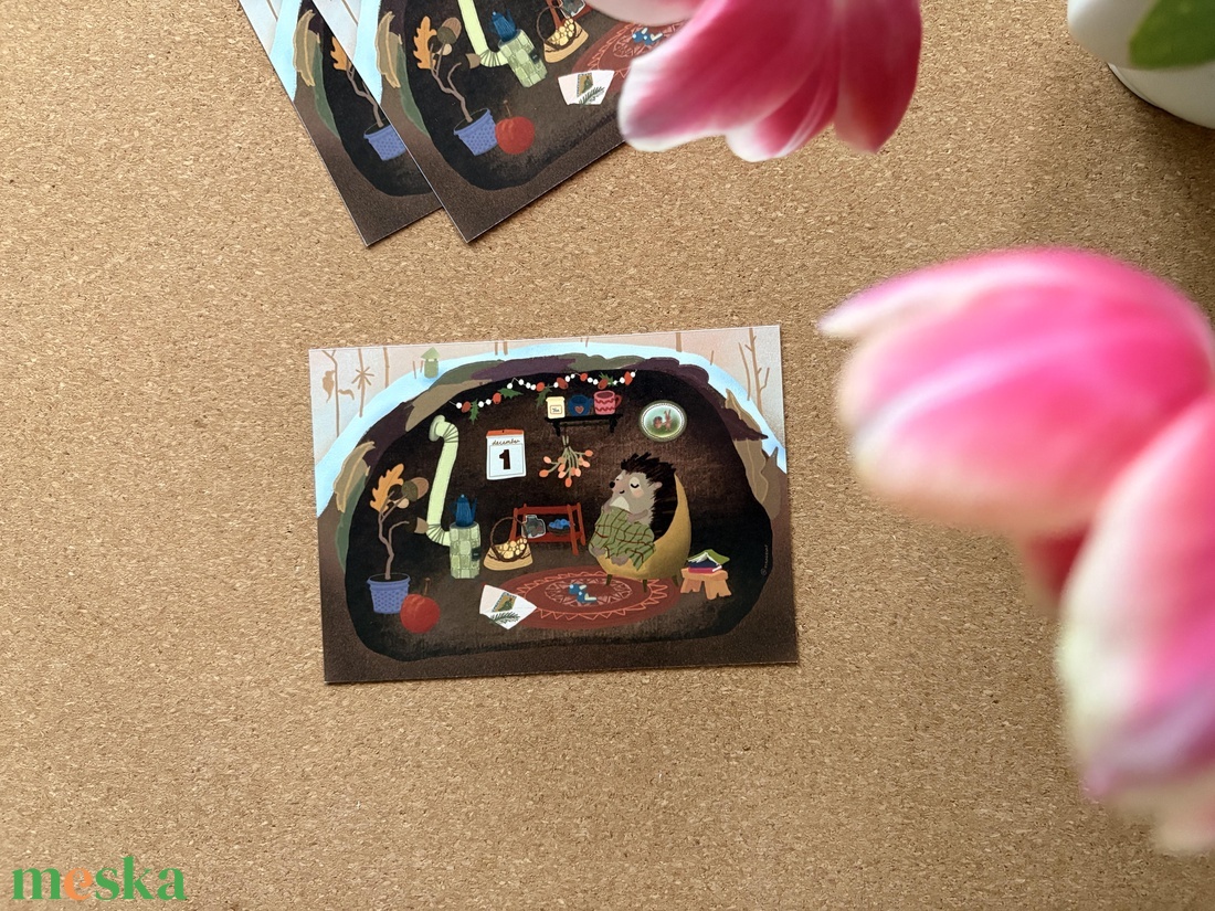 Sünilak - képeslap, print - művészet - grafika & illusztráció - egyéb rajzok - Meska.hu