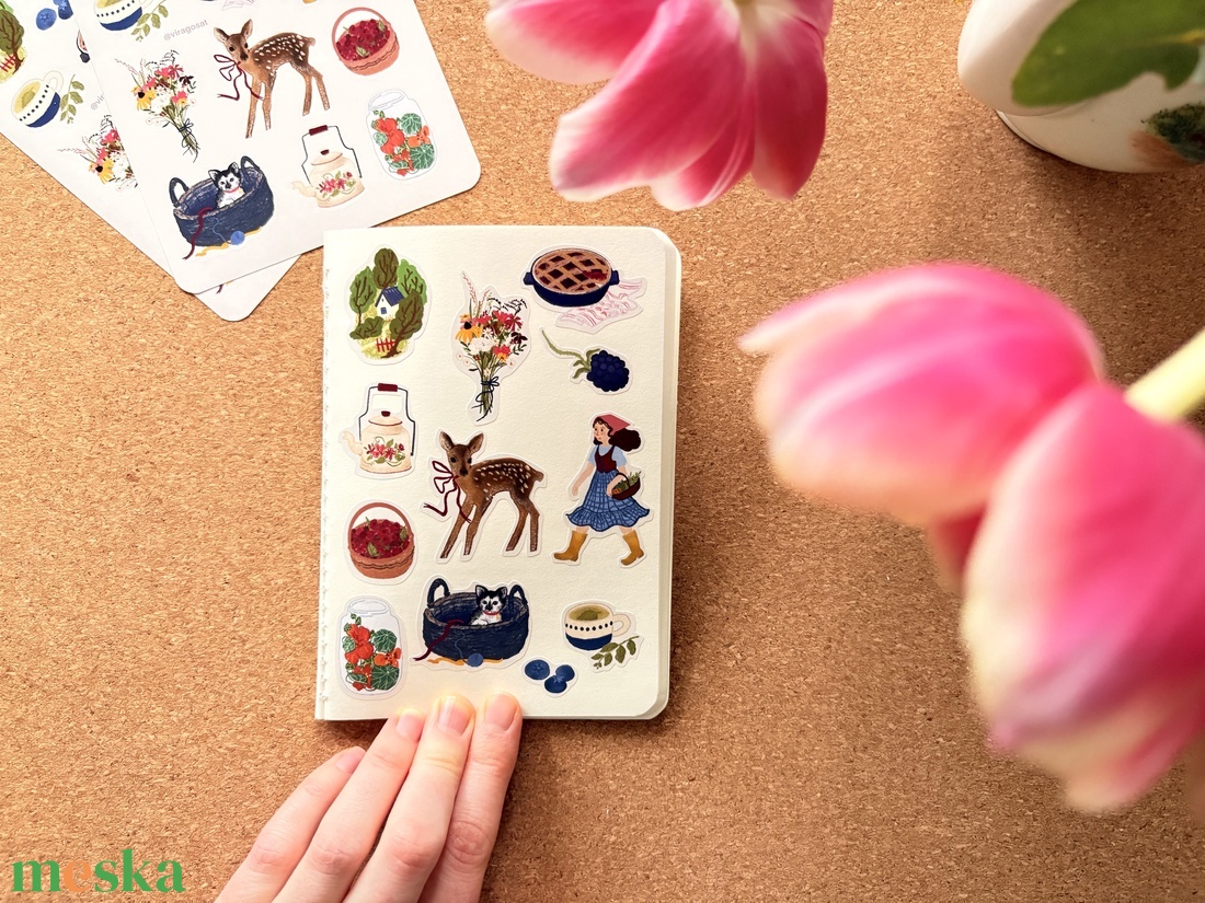 matricaív - Erdőszéli nyár - kellékek & szerszámok - dekorációs kellékek - matricaív - Meska.hu