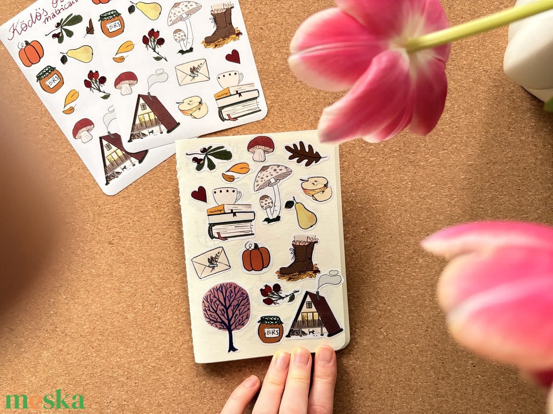 matricaív - Ködös ősz - kellékek & szerszámok - dekorációs kellékek - matricaív - Meska.hu