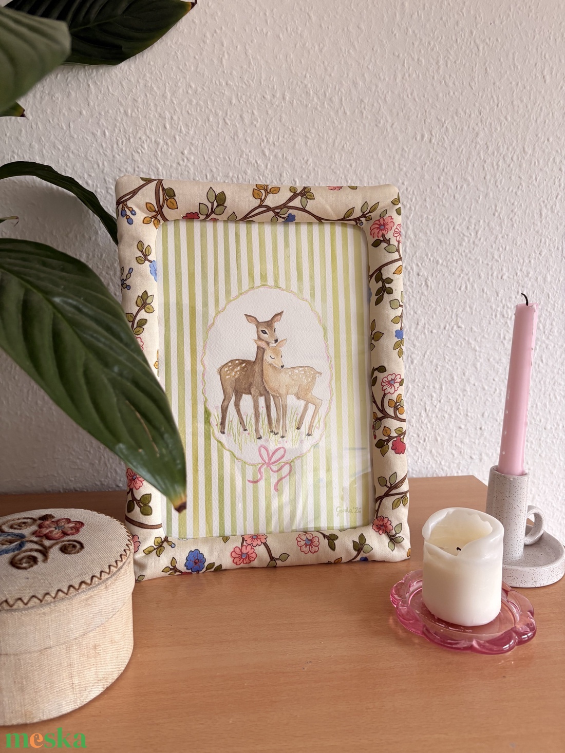 Őzek - akvarell, eredeti alkotás - művészet - festmény - akvarell - Meska.hu