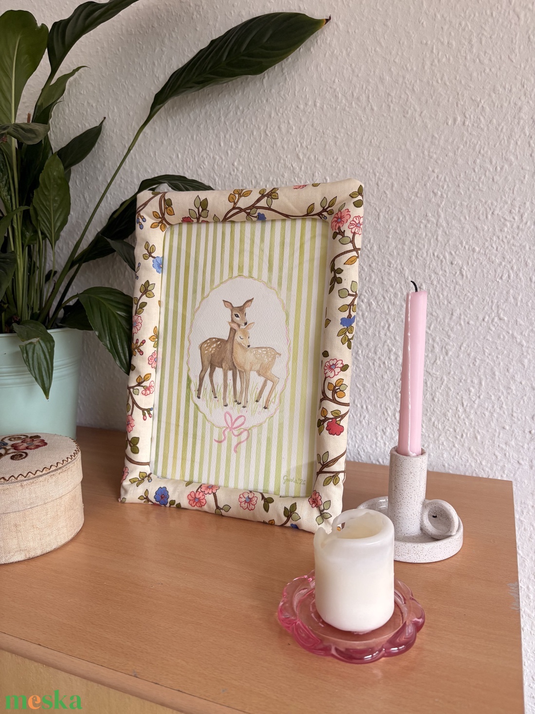 Őzek - akvarell, eredeti alkotás - művészet - festmény - akvarell - Meska.hu