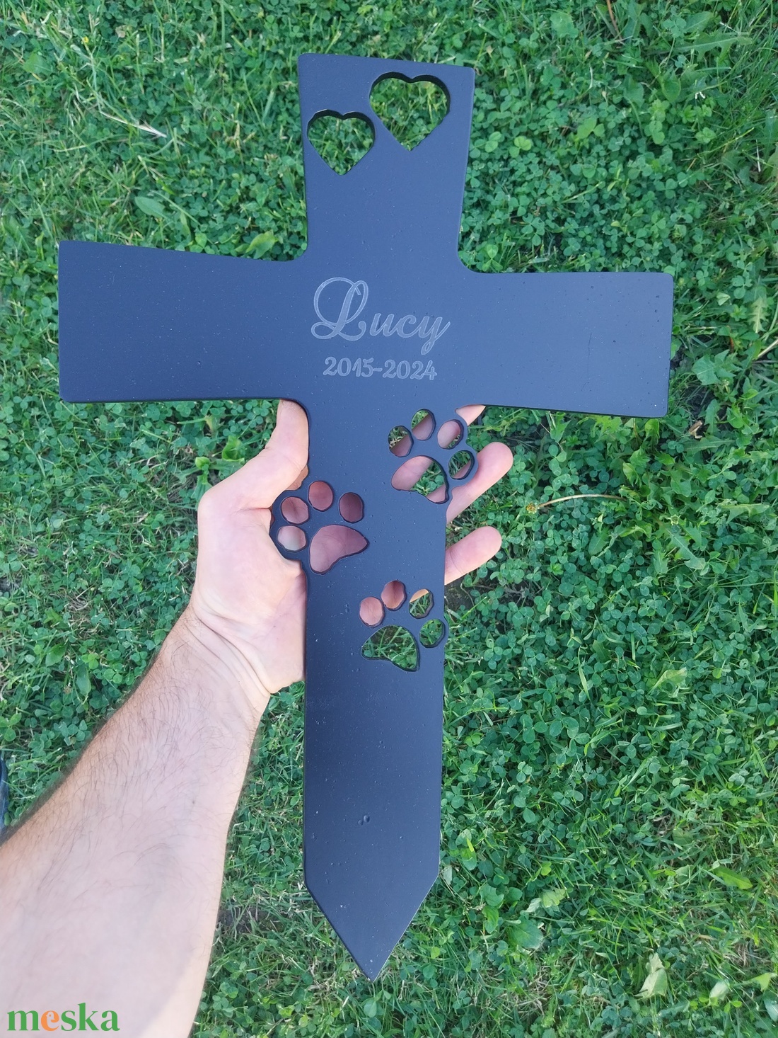 Kisállat emlékkereszt - otthon & életmód - kisállatoknak - más házikedvenceknek - Meska.hu