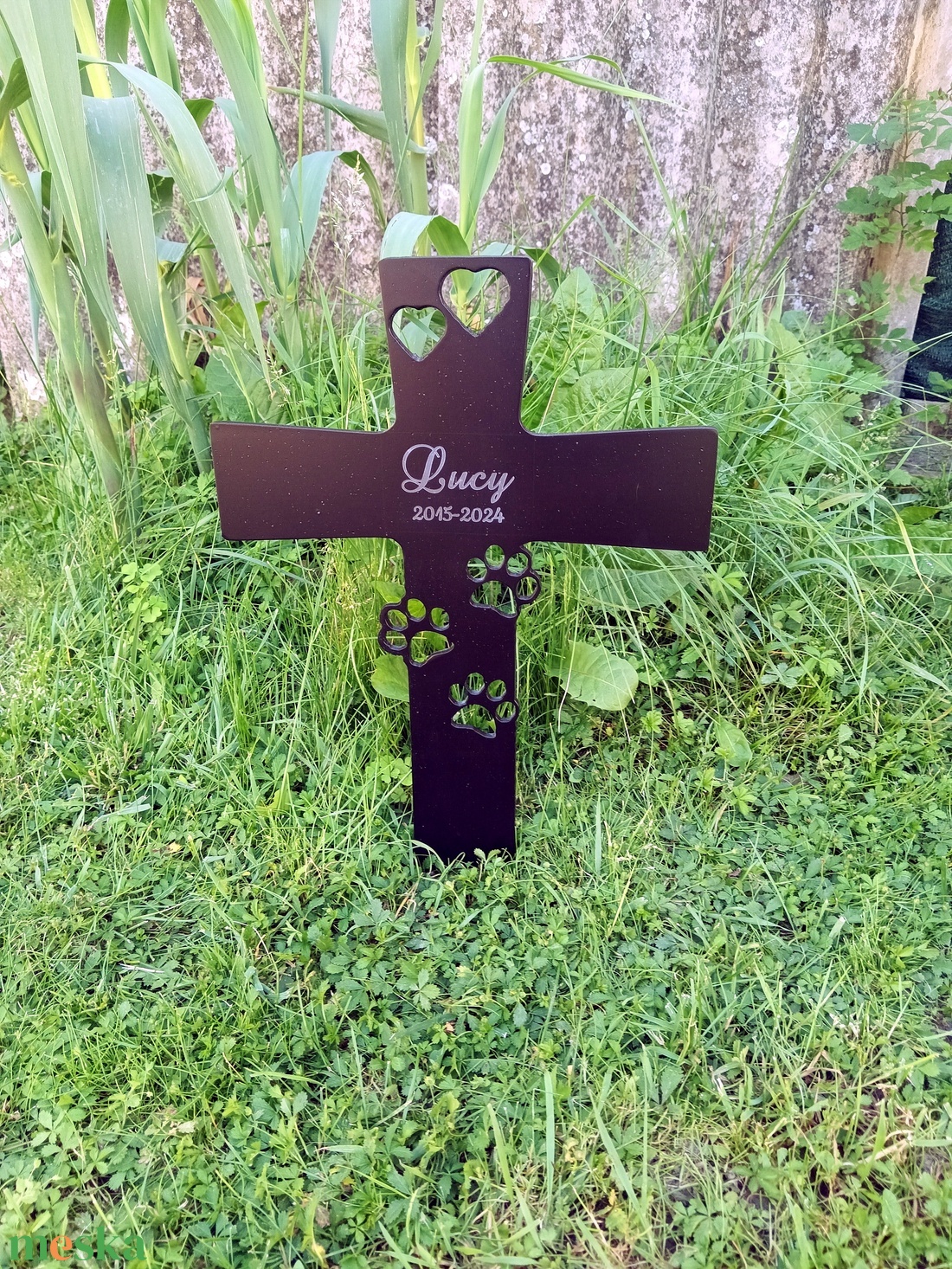 Kisállat emlékkereszt - otthon & életmód - kisállatoknak - más házikedvenceknek - Meska.hu