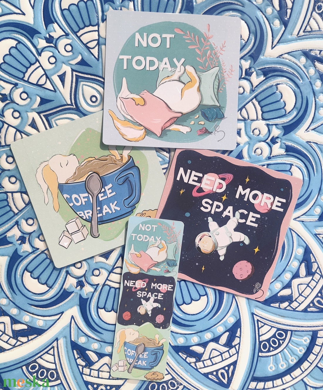 Social Battery töltődés módban � introvertált nyuszi print szett - művészet - grafika & illusztráció - digitális - Meska.hu