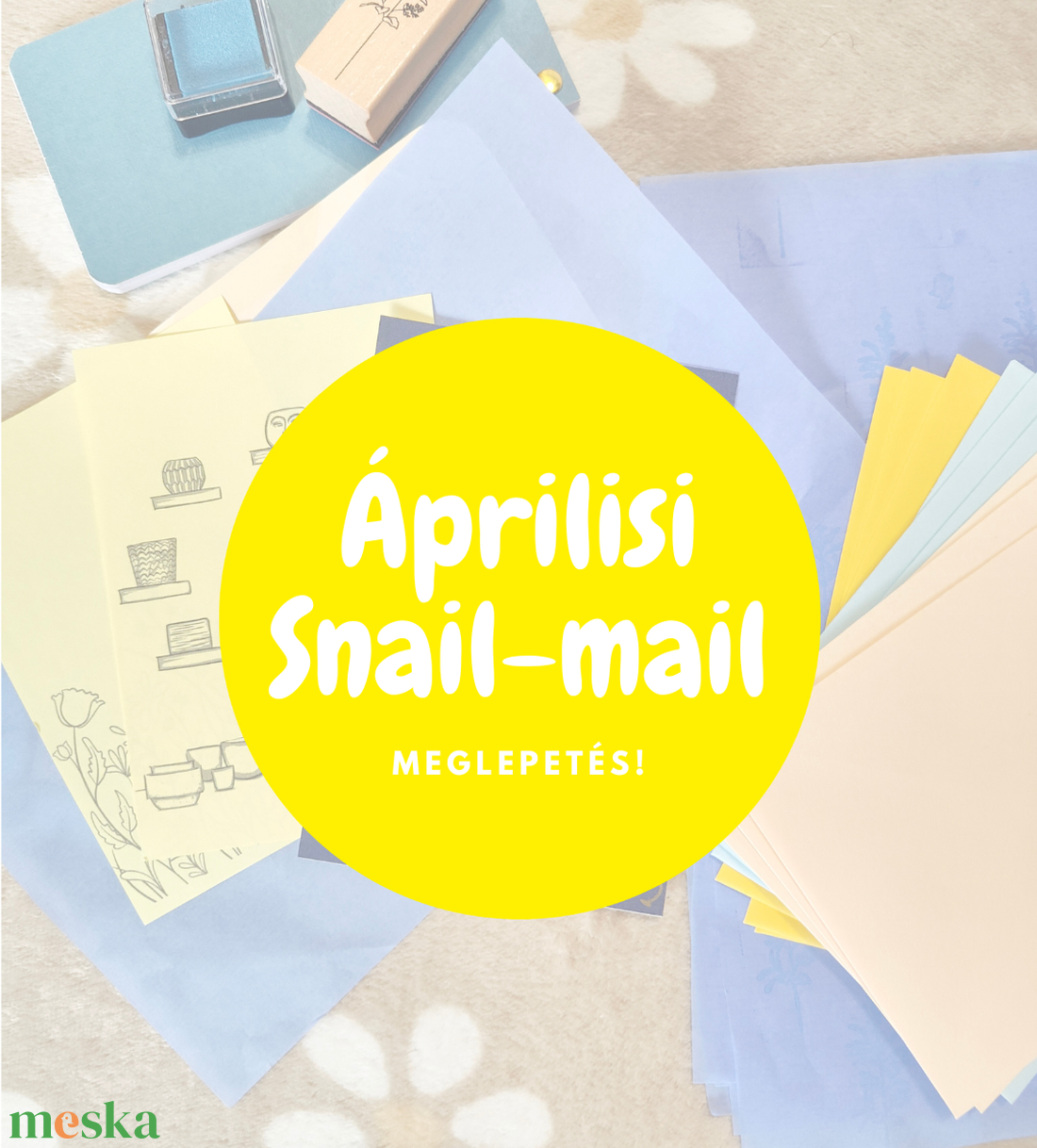 Áprilisi Snail Mail � egy kis meglepetés a postaládádban - művészet - grafika & illusztráció - digitális - Meska.hu