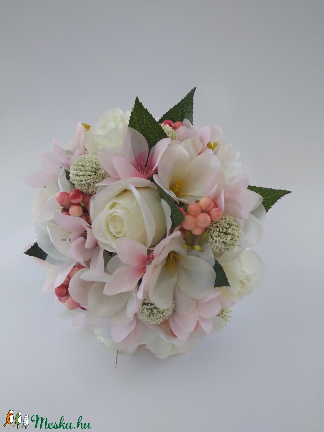 Menyasszonyi csokor, orchidea,rózsa -  - Meska.hu